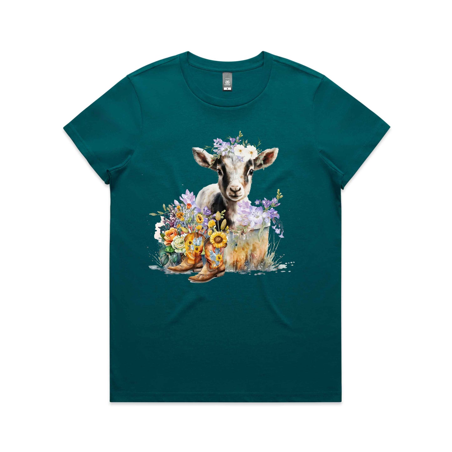 Hayco Women's Floral Goat