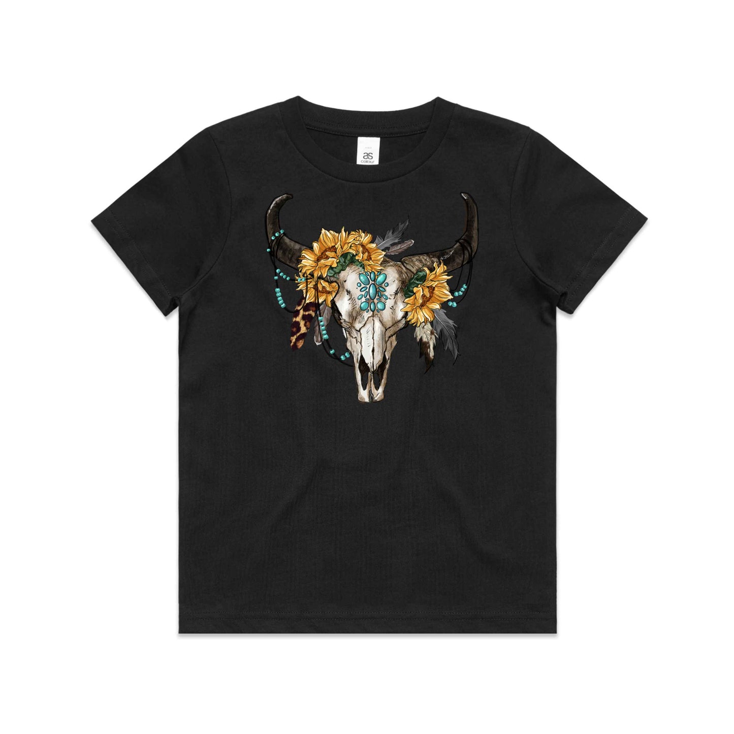 Hayco Kids Flower Skull Sizes 8-16