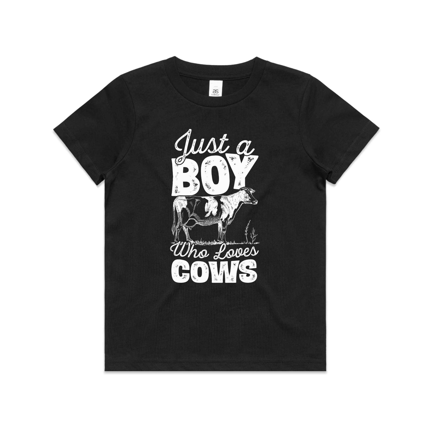 Hayco Kids Just a Boy Who Loves Cows - Sizes 8 - 16