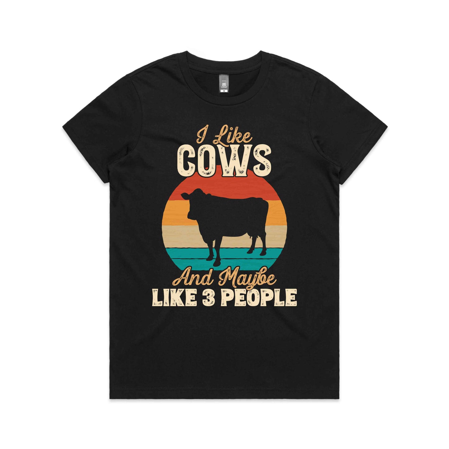 Hayco Women's I Like Cows & Maybe 3 People