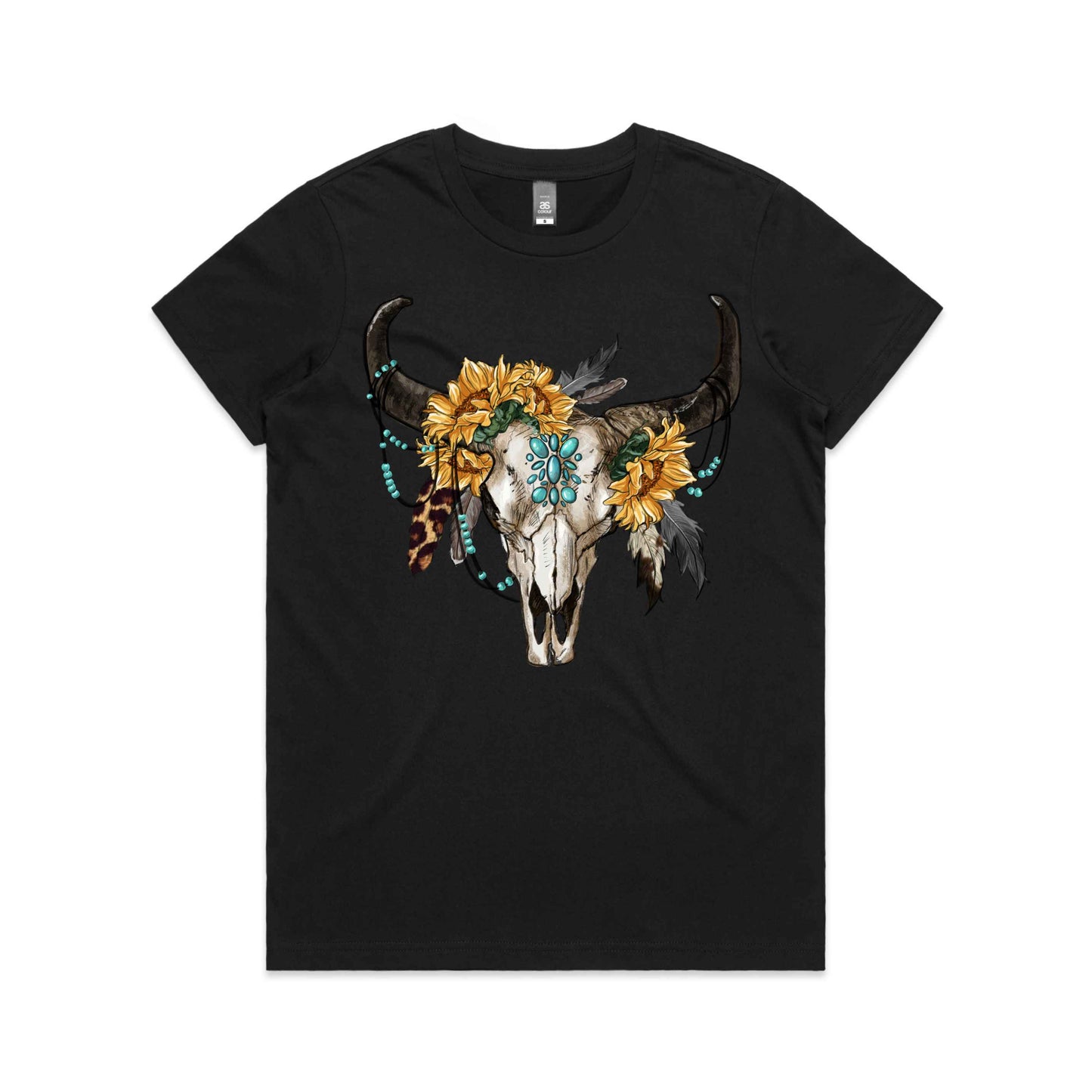 Hayco Women's Flower Skull