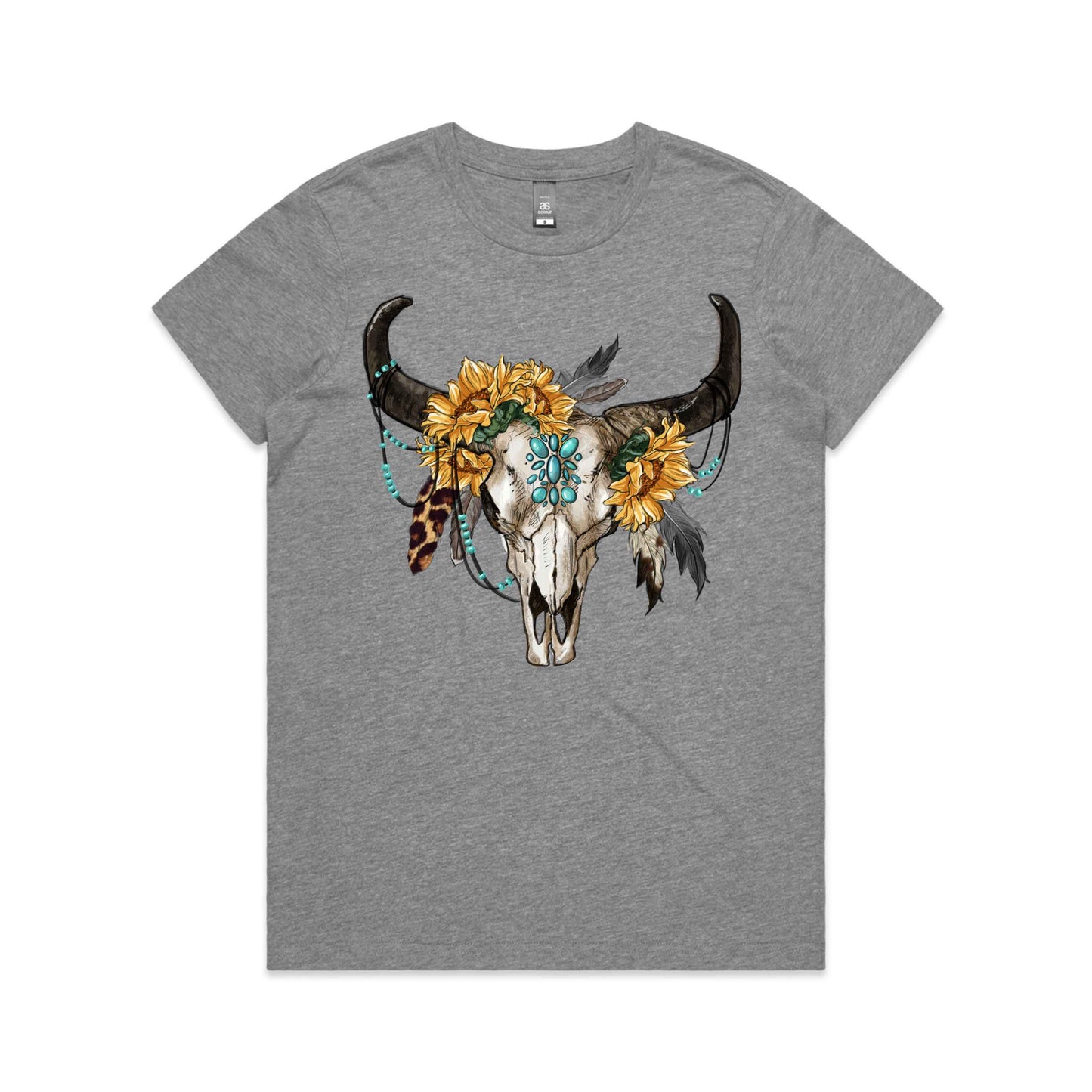 Hayco Women's Flower Skull