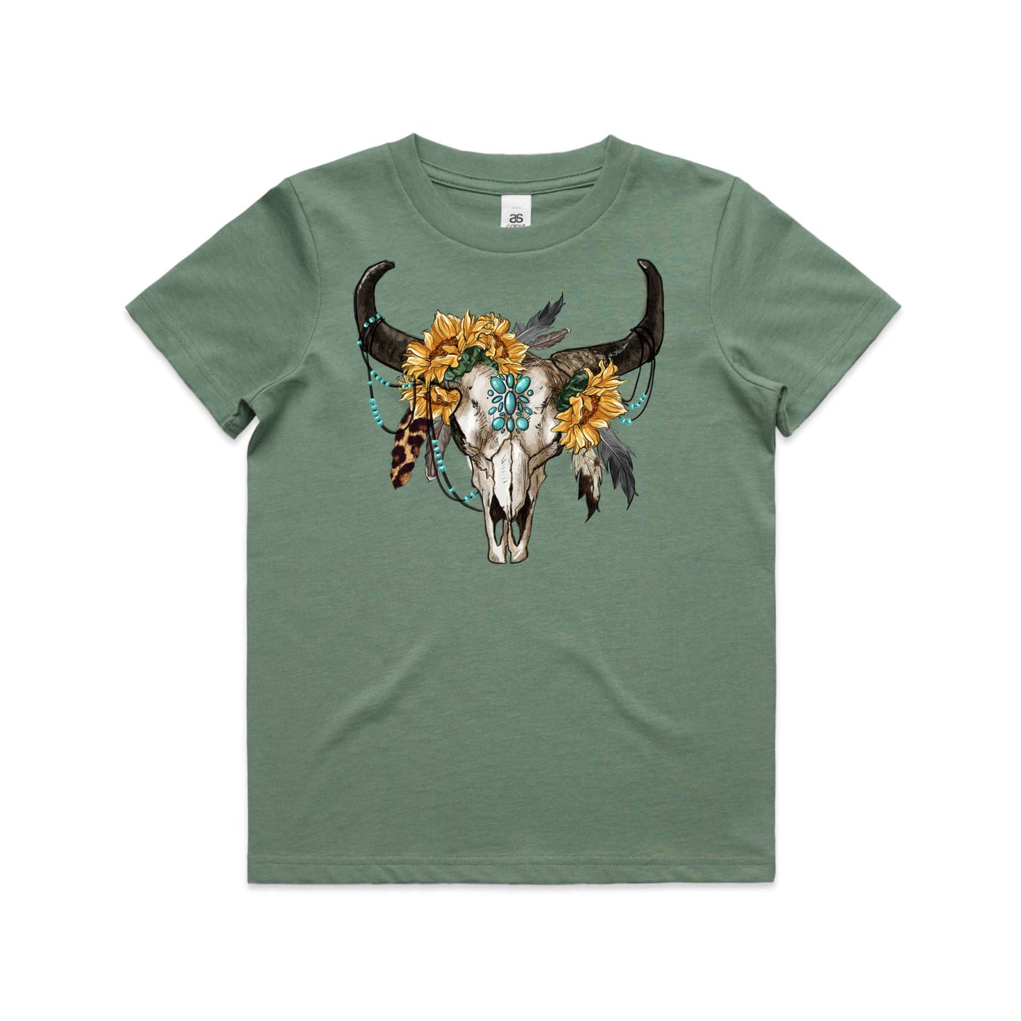 Hayco Kids Flower Skull Sizes 8-16