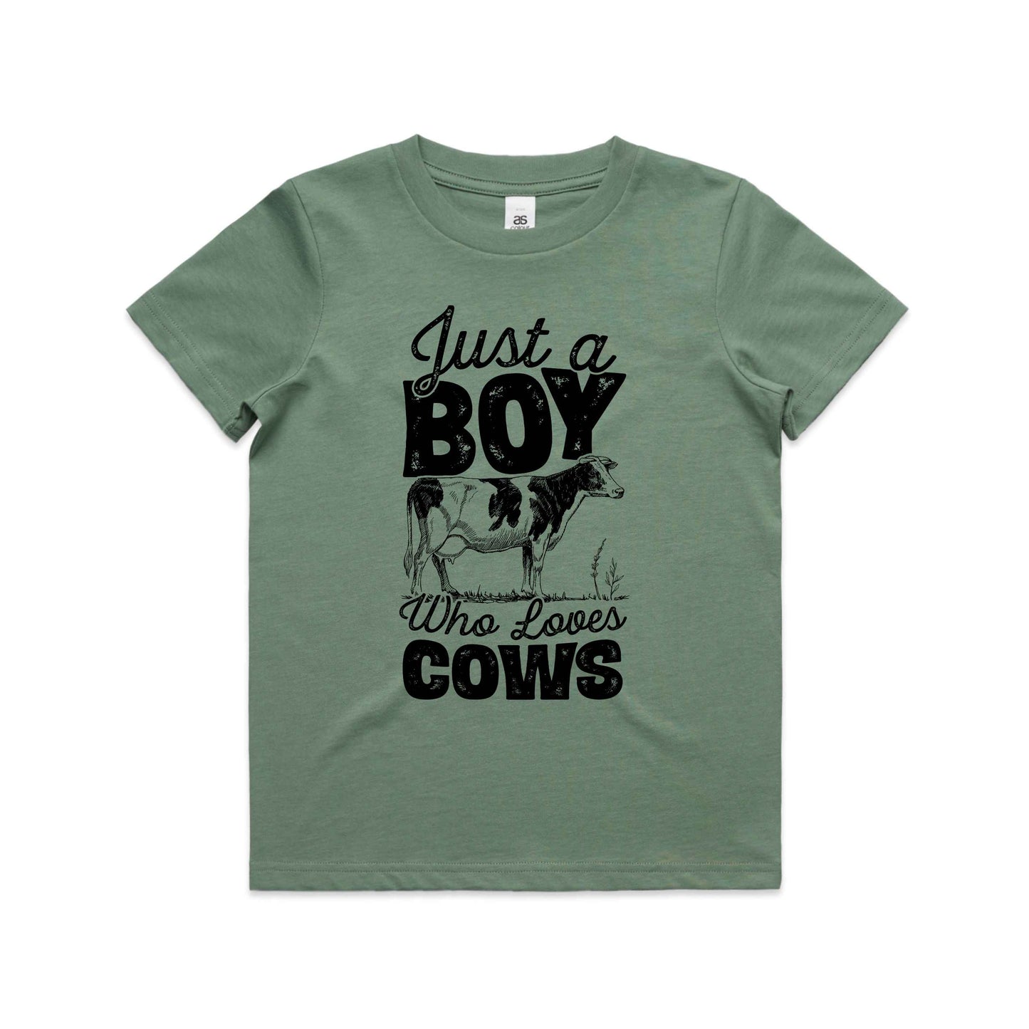 Hayco Kids Just a Boy Who Loves Cows - Sizes 8 - 16