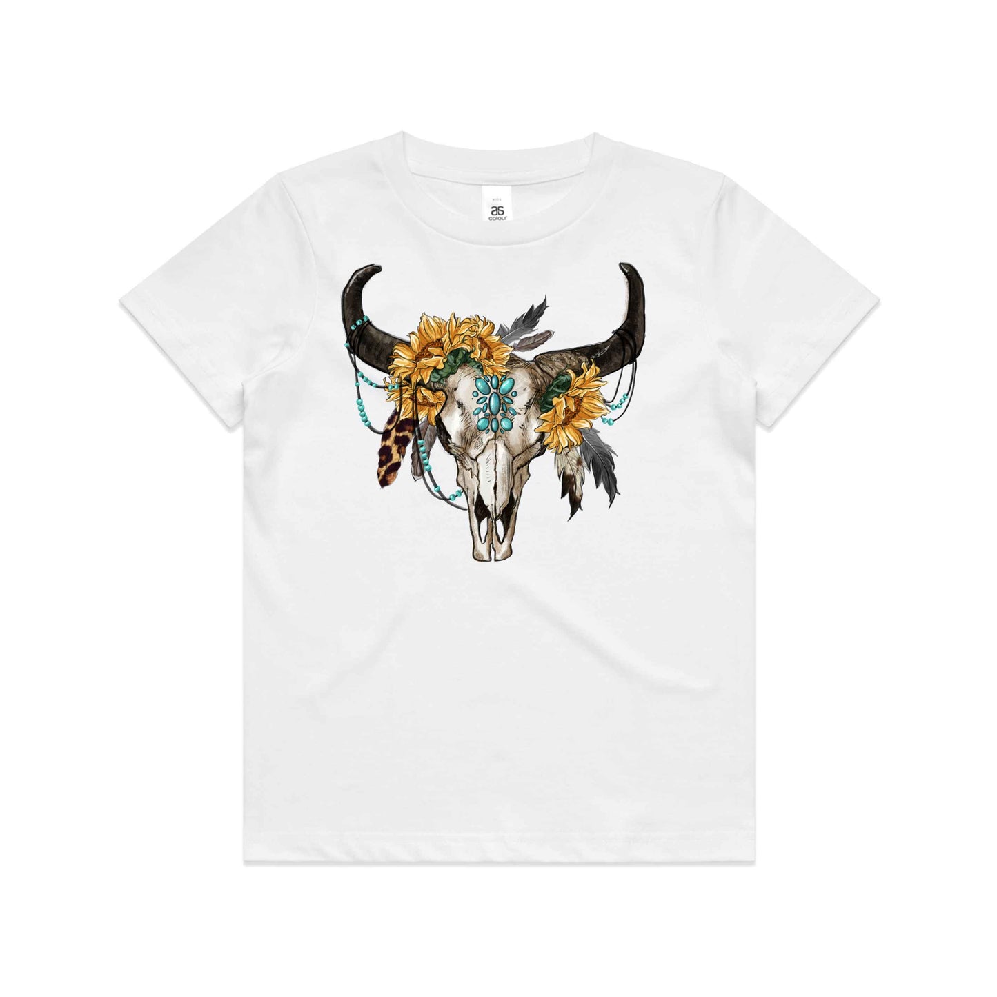 Hayco Kids Flower Skull Sizes 8-16