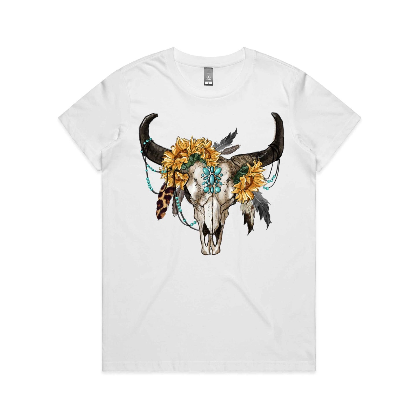 Hayco Women's Flower Skull