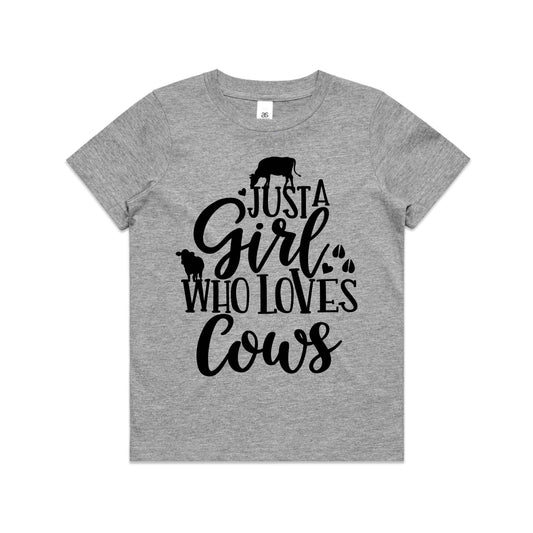 Hayco Kids Just a Girl Who Loves Cows - Sizes 8 - 16